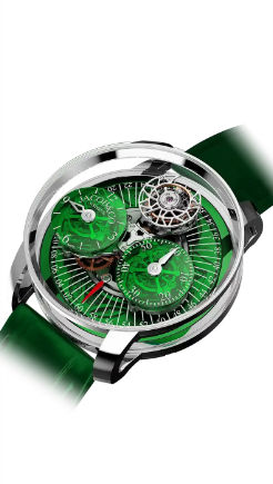 Jacob & Co Astronomia Regulator WHITE GOLD GREEN Replica watch AR200.30.AA.AC.A